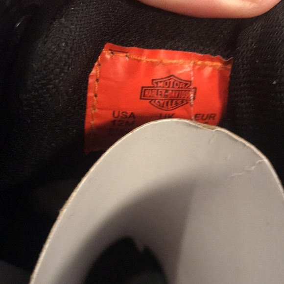 Harley Davidson men’s leather motorcycle boot - Picture 8 of 13